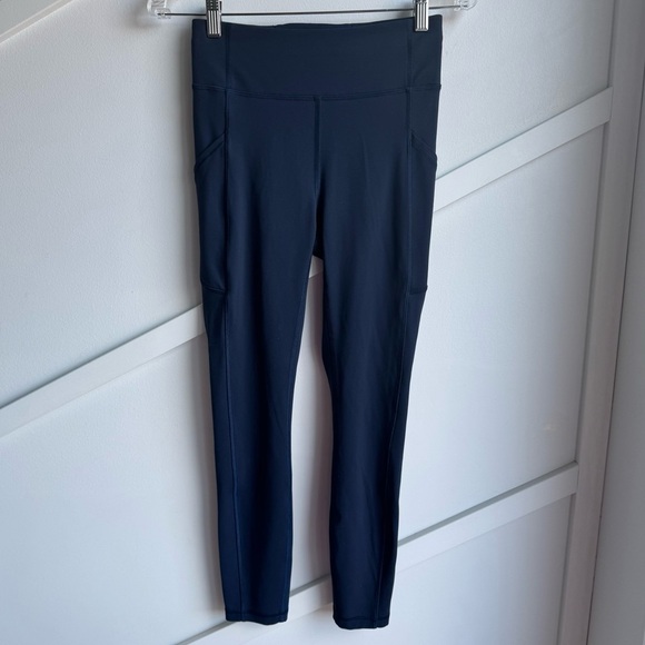 Lululemon Invigorate High-Rise Tight 25" Leggins True Navy size 6 - Picture 6 of 11